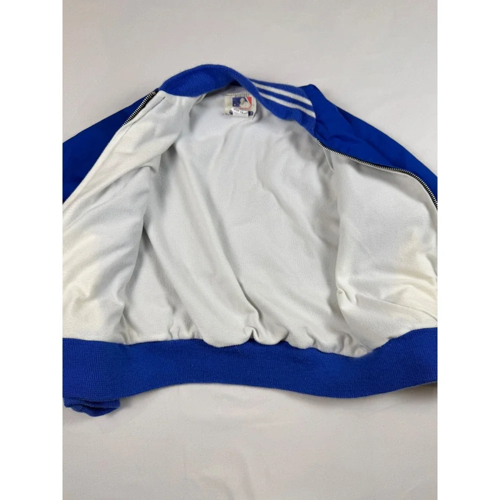 Vtg Kansas City Royals Baseball MLB Jacket Youth Kids Sz Med Blue White Athletic